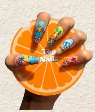 Orange Nailfie