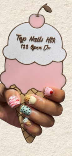 Ice Cream Nailfie